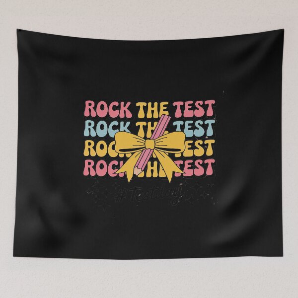 Item preview, Rock The Test Testing Day Coquette Bow Motivational Teacher designed and sold by GaryPacheco6.