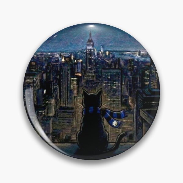 Item preview, Gatto nerazzurro  designed and sold by valefod46.
