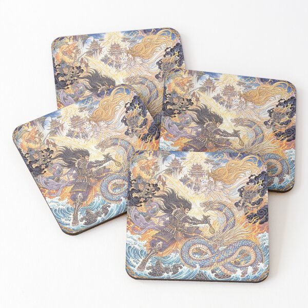 Item preview, Japanese Mythology: Susanoo vs The Dragon and Celestial Battle designed and sold by WagyuDesigns.
