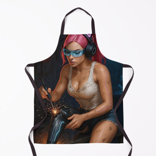 Item preview, CathryneDelamort pink hair cyborg welding renewal designed and sold by CathryneDelamort.