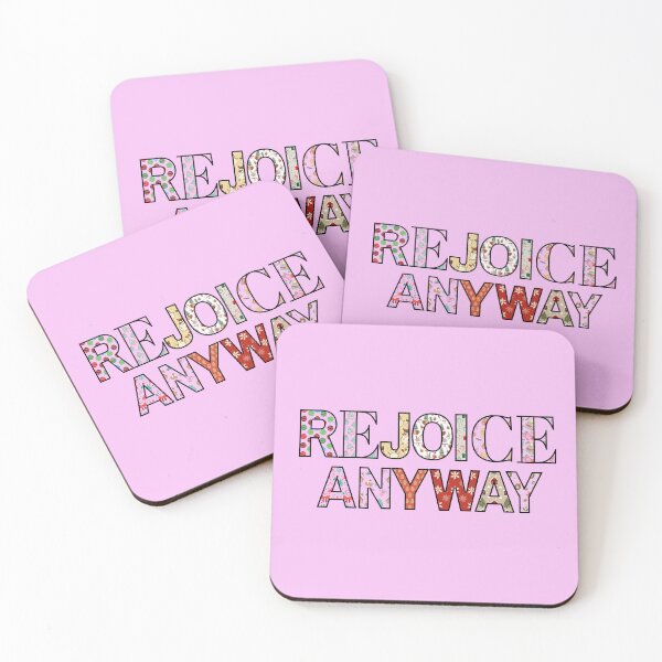 Item preview, Rejoice Anyway – Faith Over Feelings Shirt designed and sold by wordworkzink.