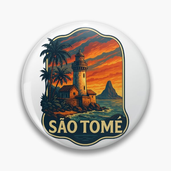 Item preview, Lighthouse Coastline of São Tomé Island designed and sold by Aryabek.