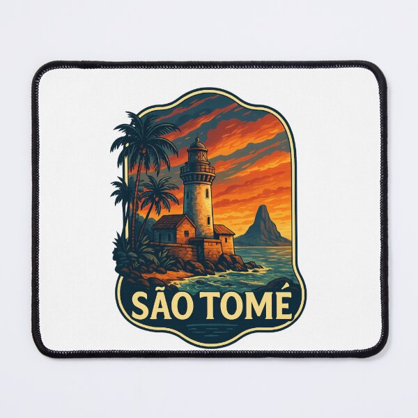 Item preview, Lighthouse Coastline of São Tomé Island designed and sold by Aryabek.