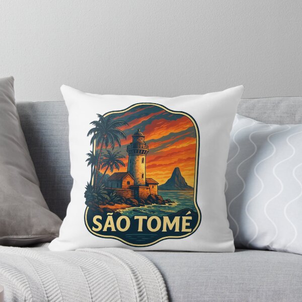 Item preview, Lighthouse Coastline of São Tomé Island designed and sold by Aryabek.
