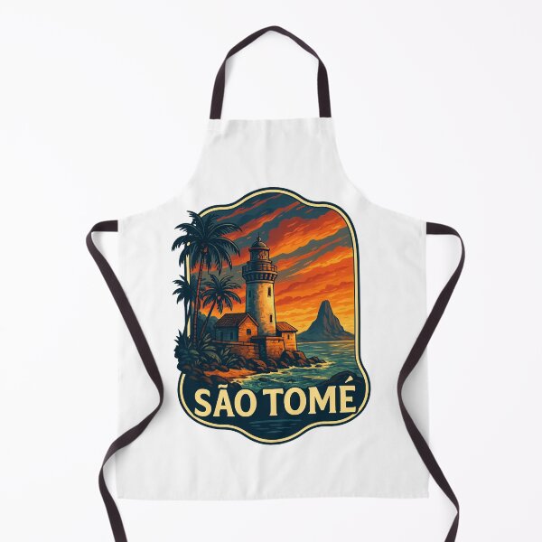 Item preview, Lighthouse Coastline of São Tomé Island designed and sold by Aryabek.