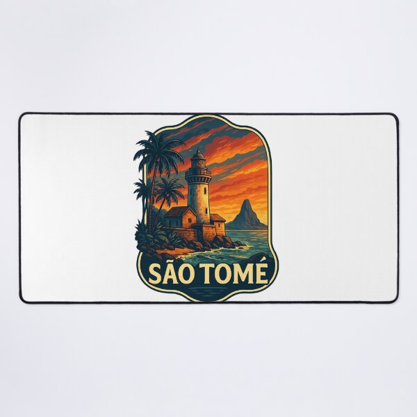 Item preview, Lighthouse Coastline of São Tomé Island designed and sold by Aryabek.