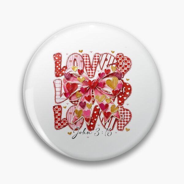 Item preview, Coquette Bow Loved John 3:16 designed and sold by Galkinanastasia.