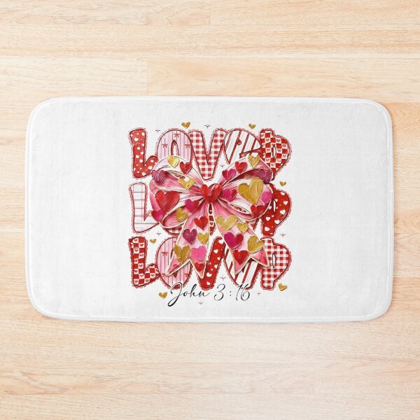 Item preview, Coquette Bow Loved John 3:16 designed and sold by Galkinanastasia.