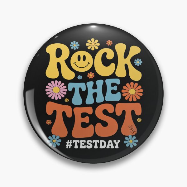 Item preview, Rock The Test Testing Day Retro Motivational Teacher Student  35 designed and sold by GaryPacheco6.