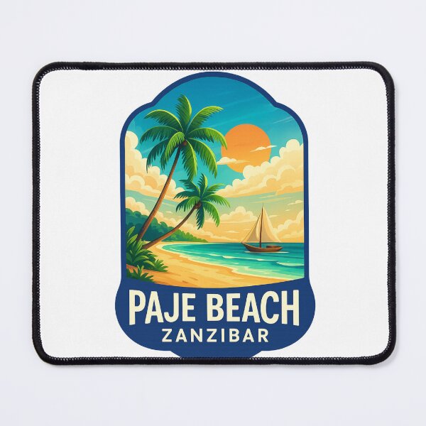 Item preview, Palm-Lined Shores of Paje Beach, Zanzibar designed and sold by Aryabek.