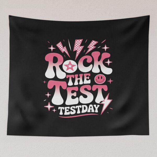 Item preview, Rock The Test Testing Day Retro Motivational Teacher Student 4 designed and sold by GaryPacheco6.