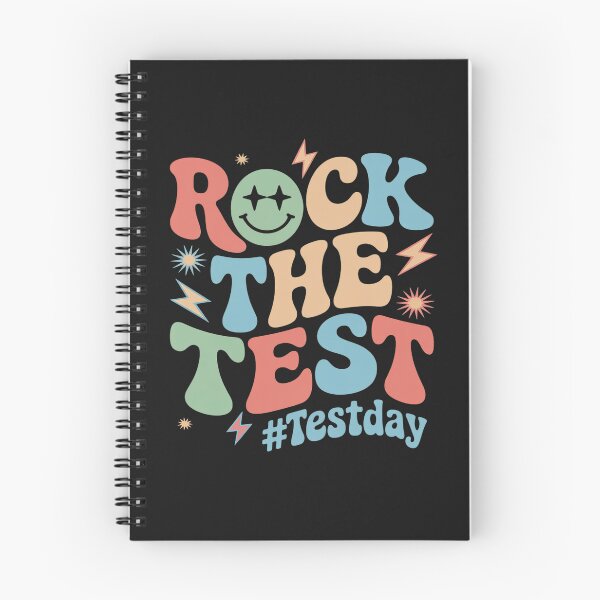 Item preview, Rock The Test Testing Day Retro Motivational Teacher Student designed and sold by GaryPacheco6.