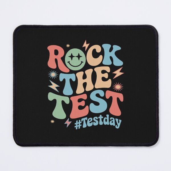 Item preview, Rock The Test Testing Day Retro Motivational Teacher Student designed and sold by GaryPacheco6.