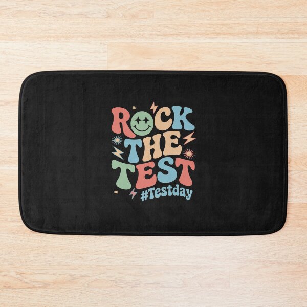 Item preview, Rock The Test Testing Day Retro Motivational Teacher Student designed and sold by GaryPacheco6.