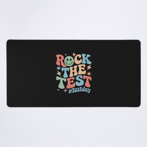 Item preview, Rock The Test Testing Day Retro Motivational Teacher Student designed and sold by GaryPacheco6.