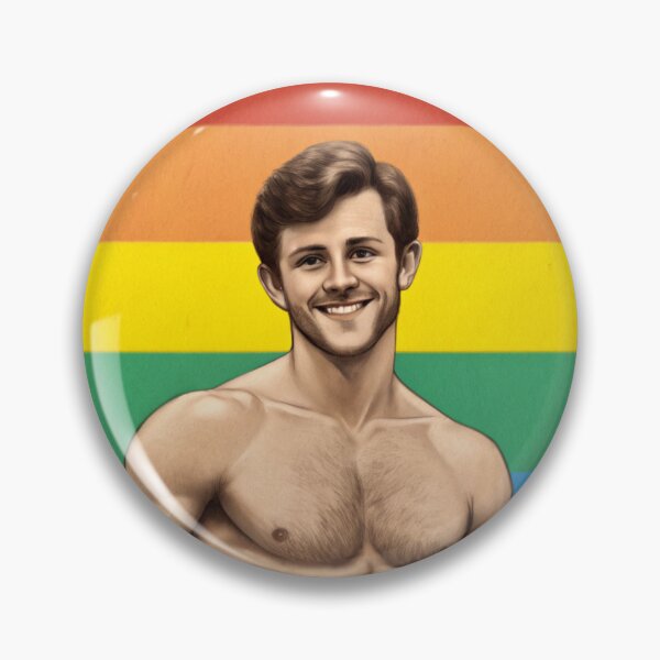 Item preview, A Classic Mid-Century Gay Male Pin-Up designed and sold by gayishdesign.