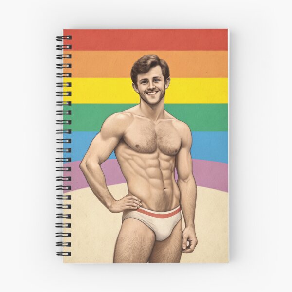 Item preview, A Classic Mid-Century Gay Male Pin-Up designed and sold by gayishdesign.