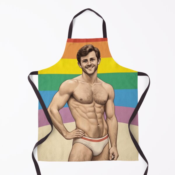 Item preview, A Classic Mid-Century Gay Male Pin-Up designed and sold by gayishdesign.