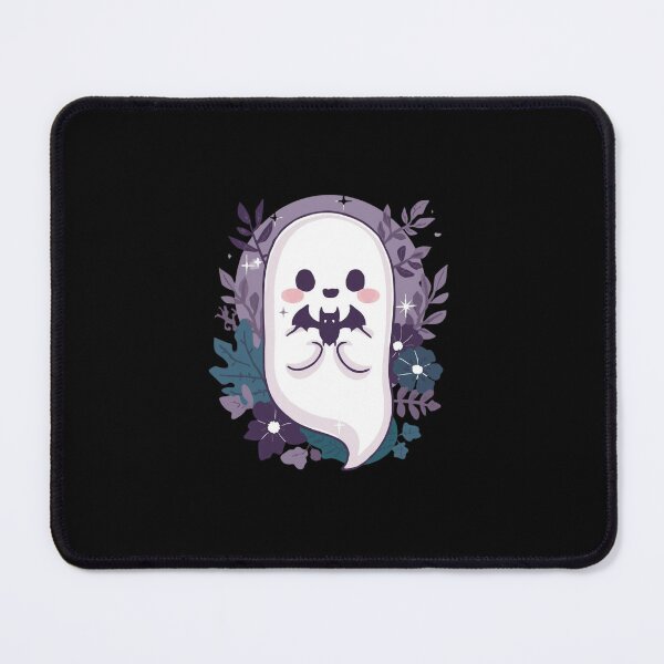Item preview, Creepy Cute Ghost with Bat PNG | Kawaii Spooky Season Floral Design | Pastel Goth Halloween Sublimation Digital Download T-Shirt Art designed and sold by HimBoo.