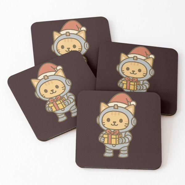Item preview, Cat with robot suit holding gift box, Christmas  designed and sold by Sunakokookkook.