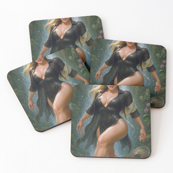 Item preview, Astrid Aurelia black leather waterfall renewal designed and sold by CathryneDelamort.