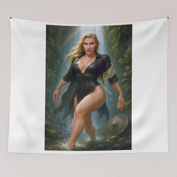 Item preview, Astrid Aurelia black leather waterfall renewal designed and sold by CathryneDelamort.