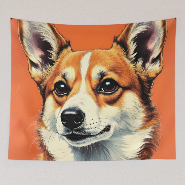Item preview, Canine Pawtrait - Welsh Corgi dog designed and sold by Petalandfur.