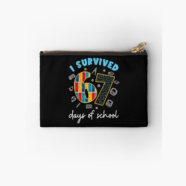 Item preview, Classic School 67 67 Days I Funny Meme Student Teacher of Survived designed and sold by SteveSaccoro.