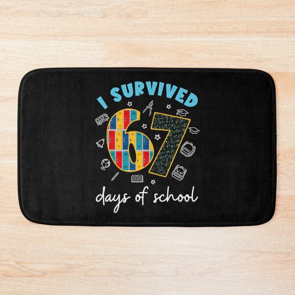 Item preview, Classic School 67 67 Days I Funny Meme Student Teacher of Survived designed and sold by SteveSaccoro.