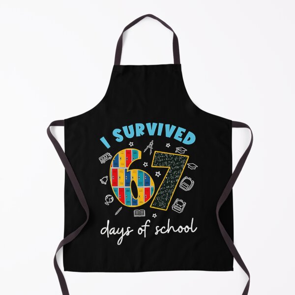 Item preview, Classic School 67 67 Days I Funny Meme Student Teacher of Survived designed and sold by SteveSaccoro.