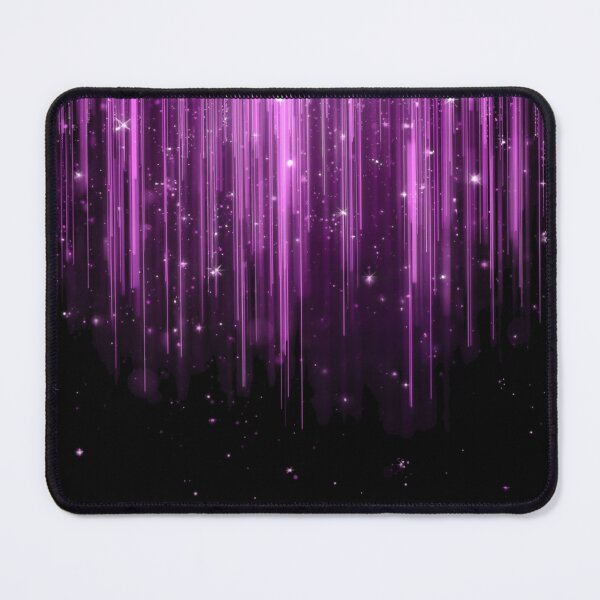 Item preview, Cascading Purple Light Streaks with Sparkles – Enchanted Cosmic Glow designed and sold by PixelVibe782.
