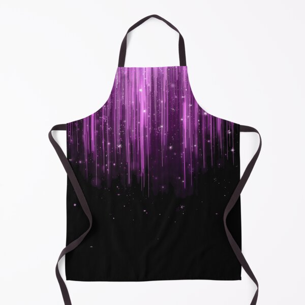 Item preview, Cascading Purple Light Streaks with Sparkles – Enchanted Cosmic Glow designed and sold by PixelVibe782.