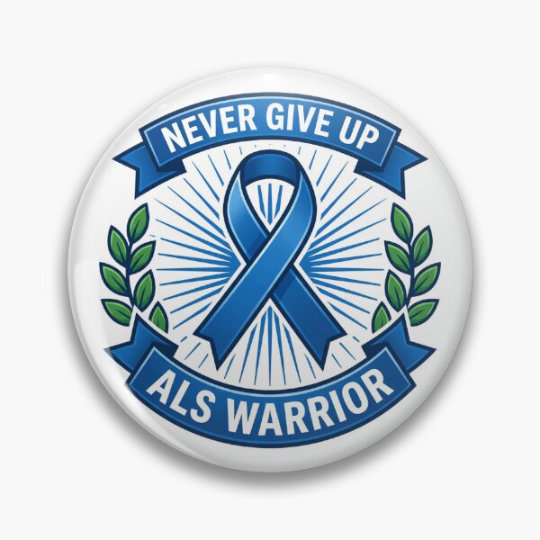 Item preview, Never Give Up - ALS Warrior designed and sold by TeeRificTees.