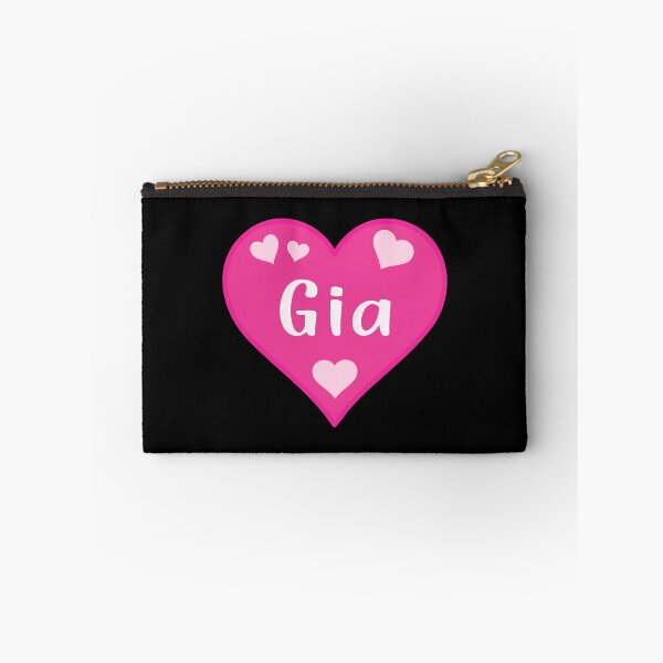 Item preview, Gia Name Pink Heart  designed and sold by Jeallan Designs.