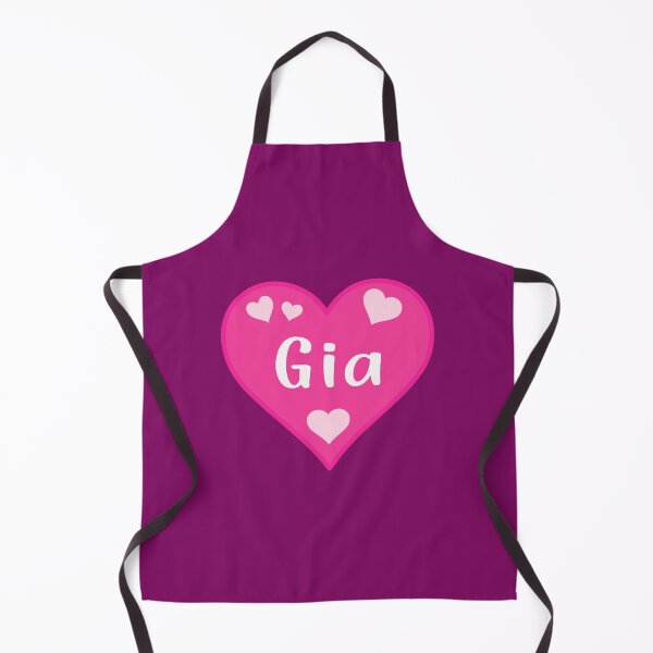 Item preview, Gia Name Pink Heart designed and sold by Jeallan Designs.