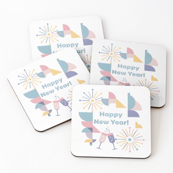 Item preview, Minimal Happy New Year Design designed and sold by Koalangel.