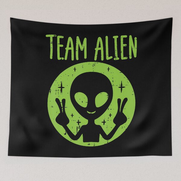 Item preview, Team Alien Peace Funny Ufo Space Women Kid Youth Toddler Men designed and sold by DanaKathe.