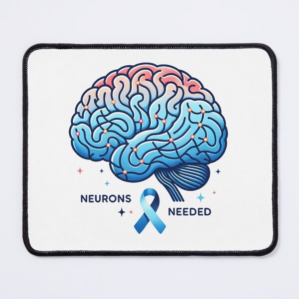 Item preview, Neurons Needed - ALS Blue Ribbon designed and sold by TeeRificTees.