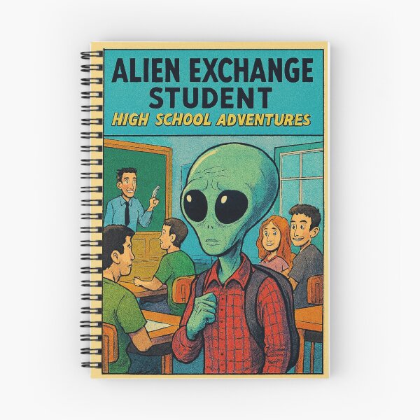 Item preview, Alien Exchange Student – Comic School Life Parody designed and sold by DavidSalazo.