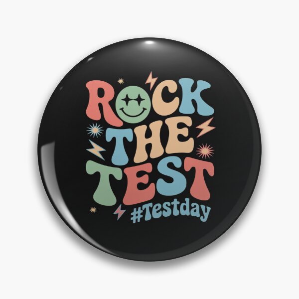 Item preview, Rock The Test Testing Day Retro Motivational Teacher Student designed and sold by JessicaWalshdf.