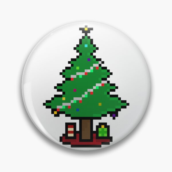 Item preview, 8-Bit Christmas Tree Sticker designed and sold by roofvirgeli.