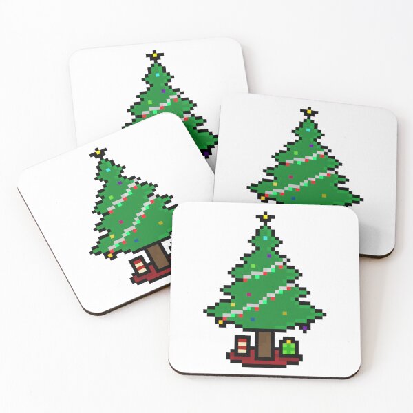 Item preview, 8-Bit Christmas Tree Sticker designed and sold by roofvirgeli.