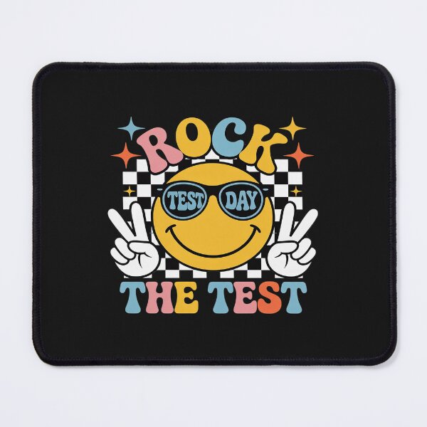 Item preview, Rock The Test Testing Day Retro Smile Face Teacher Student designed and sold by GaryBellcvbnb.