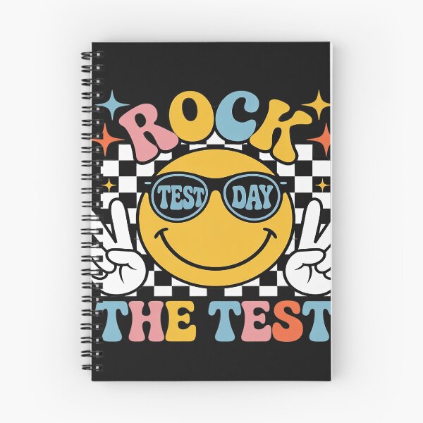 Item preview, Rock The Test Testing Day Retro Smile Face Teacher Student designed and sold by GaryBellcvbnb.