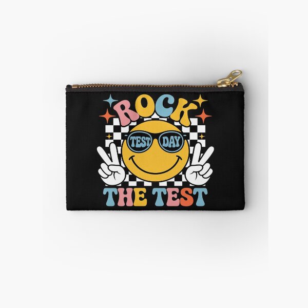 Item preview, Rock The Test Testing Day Retro Smile Face Teacher Student designed and sold by GaryBellcvbnb.