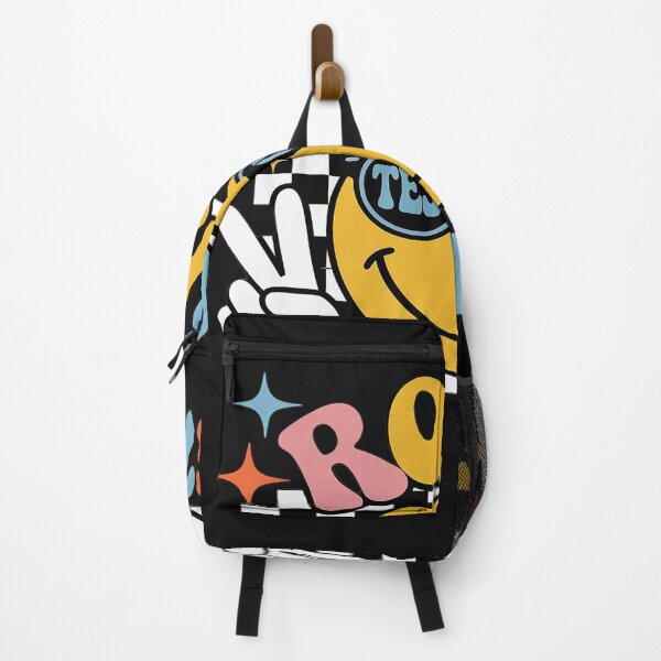 Item preview, Rock The Test Testing Day Retro Smile Face Teacher Student designed and sold by GaryBellcvbnb.