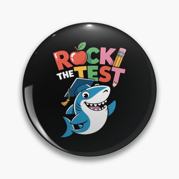 Item preview, Rock The Test Testing Day Shark Motivational Teacher Student designed and sold by JessicaWalshdf.
