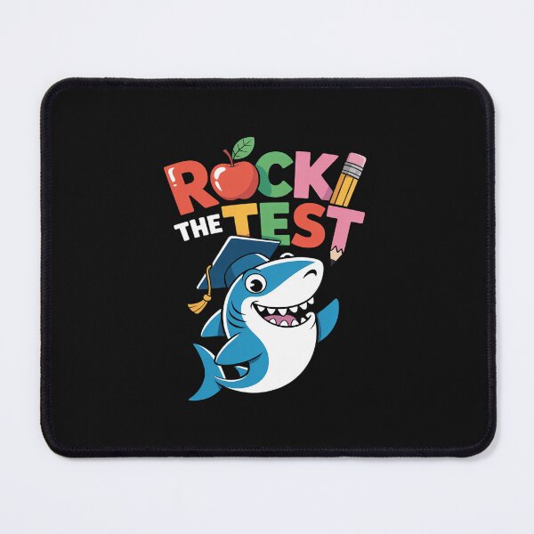 Item preview, Rock The Test Testing Day Shark Motivational Teacher Student designed and sold by JessicaWalshdf.