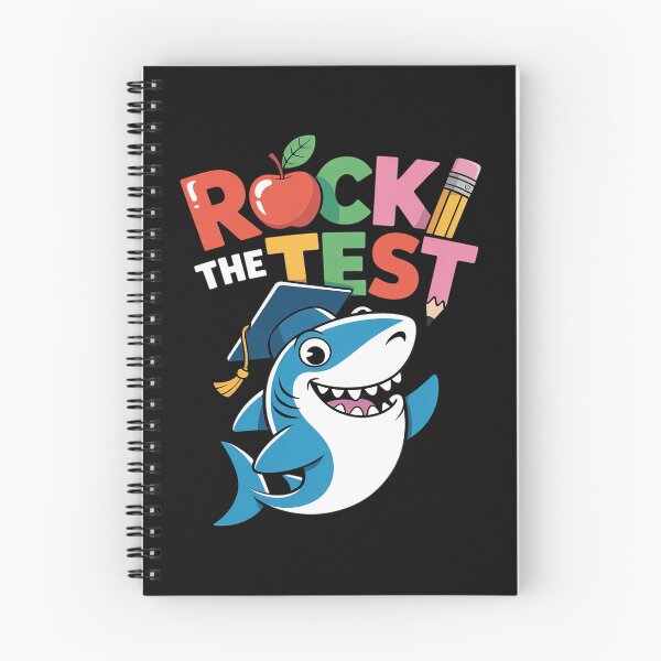 Item preview, Rock The Test Testing Day Shark Motivational Teacher Student designed and sold by JessicaWalshdf.