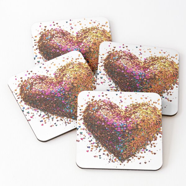 Item preview, Glitter heart luxury and cute  designed and sold by Sunakokookkook.